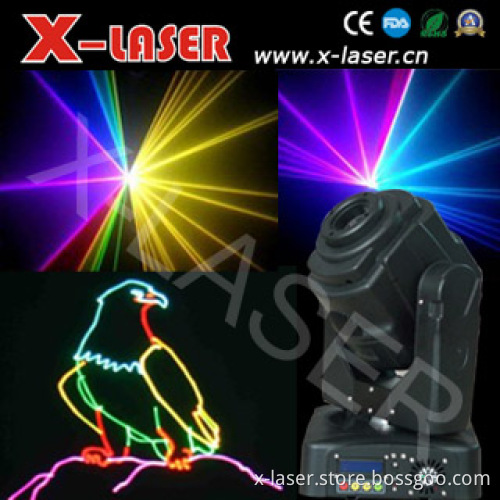 2500mw Red&Green&Blue Moving-Head Animation Laser
